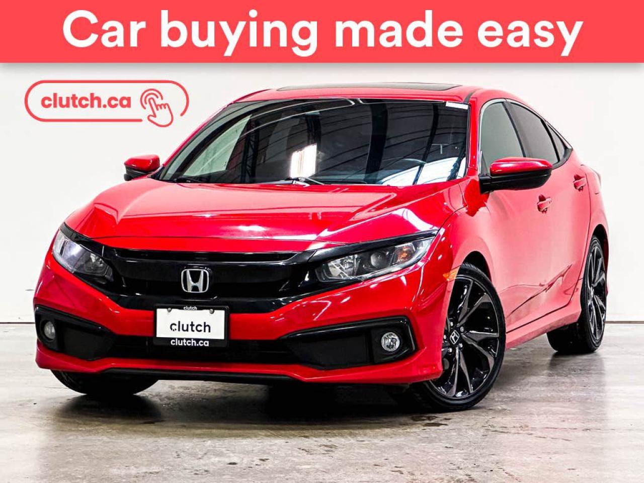 Used 2021 Honda Civic Sport w/ Apple CarPlay, Heated Front Seats, Rearview Cam for sale in Toronto, ON
