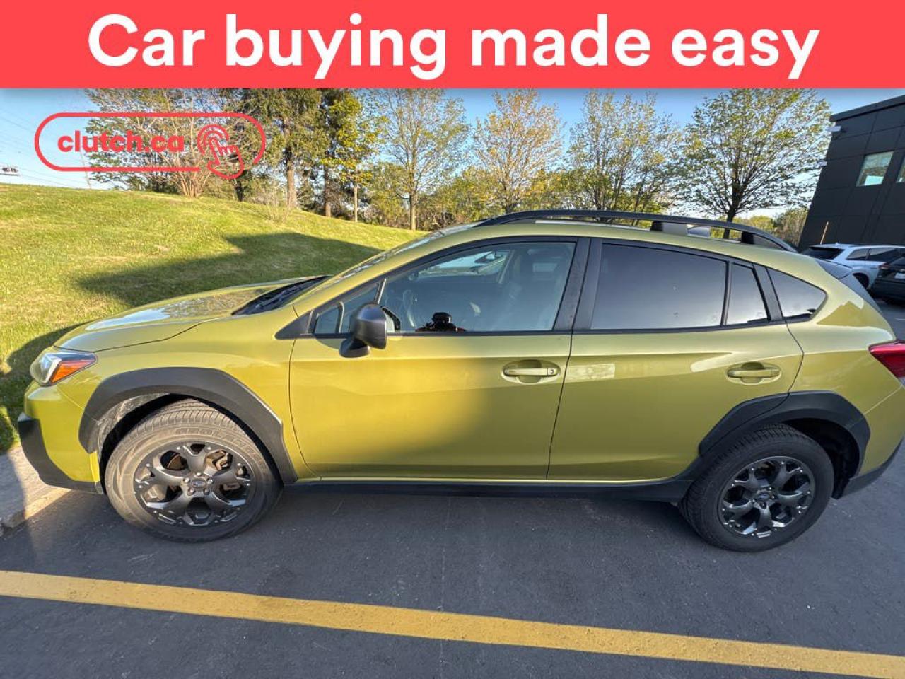 Used 2021 Subaru XV Crosstrek Outdoor w/ Apple CarPlay, Heated Front Seats, Rearview Cam for sale in Toronto, ON