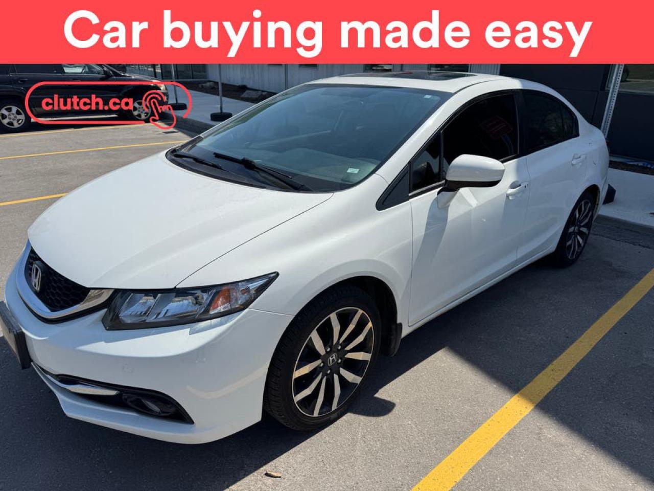 Used 2015 Honda Civic Touring w/ Nav, Heated Front Seats, Rearview Cam for sale in Toronto, ON