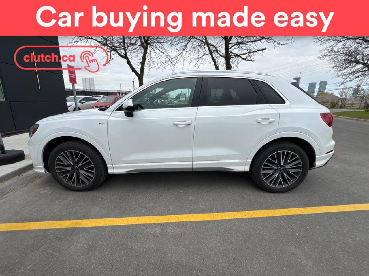 Used 2021 Audi Q3 45 Progressiv AWD w/ Apple CarPlay, Heated Front Seats, Rearview Cam for sale in Toronto, ON