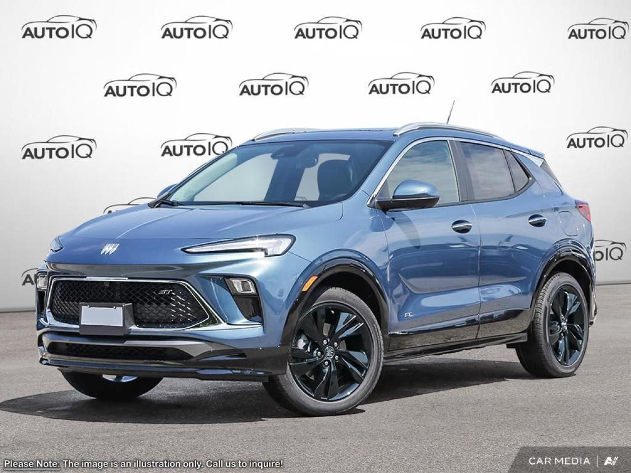 New 2025 Buick Encore GX Sport Touring Preferred Equipment Group 1SD|GLASS, DEEP TINTED|OCEAN BLUE METALLIC|ENG BLOCK HEATER|ENG, ECOTEC 1.3L TURBO|, 9-SPD|ALL-WEATHER FLOOR LINERS (DEALER INSTALLED)|CANADIAN BASE EQUIP|PREF EQUIP GROUP for sale in Tillsonburg, ON
