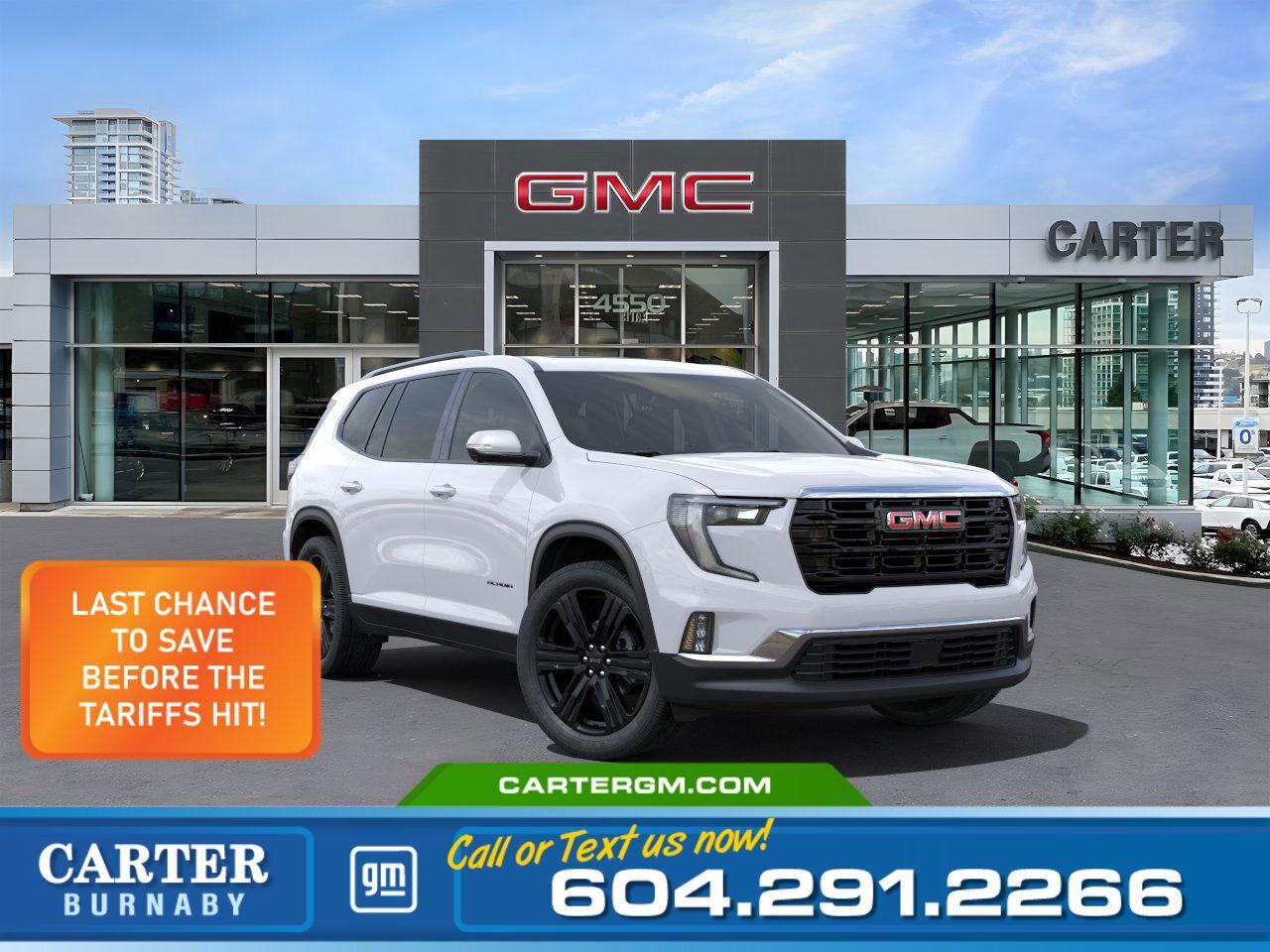 New 2025 GMC Acadia  for sale in Burnaby, BC