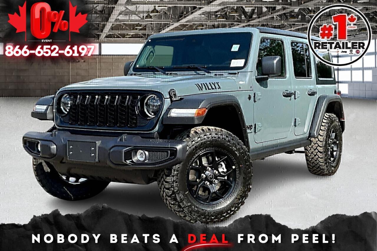 New 2025 Jeep Wrangler WILLYS 4 DOOR | Hardtop | Convenience Grp | V6 for sale in Mississauga, ON