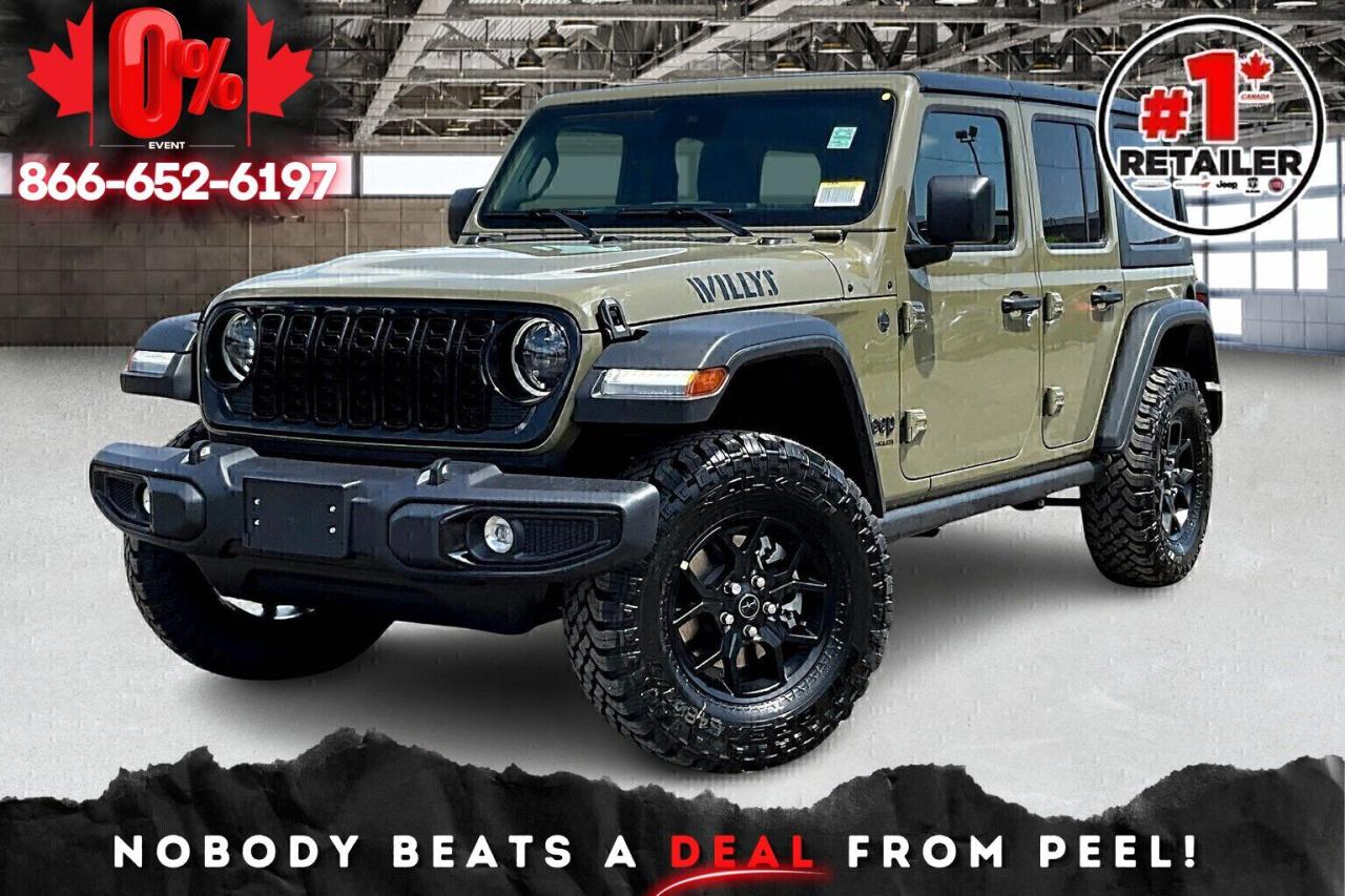New 2025 Jeep Wrangler WILLYS 4 DOOR | Hardtop | Convenience Grp | V6 for sale in Mississauga, ON