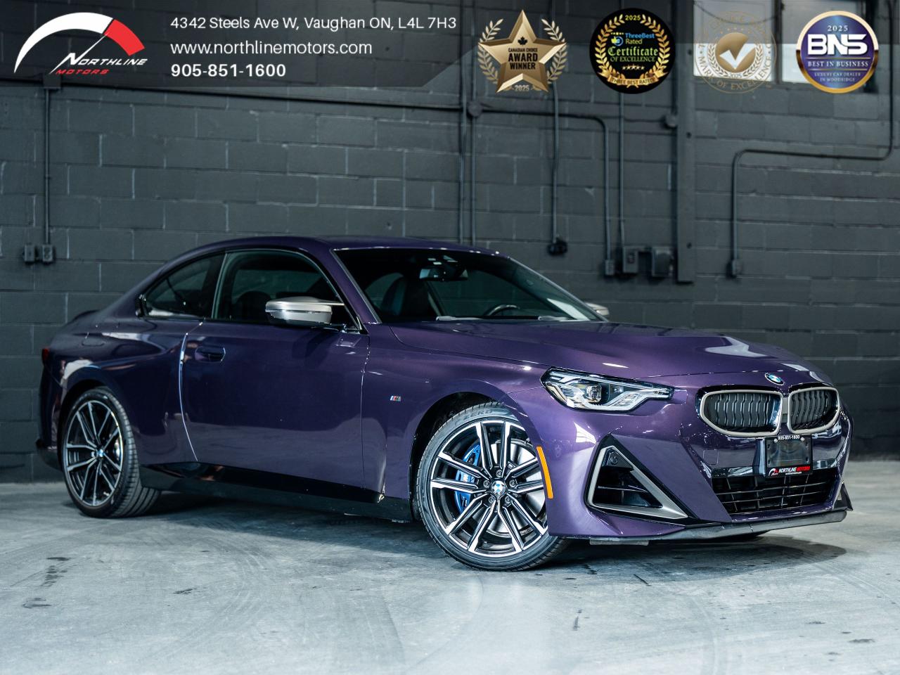 Used 2022 BMW 2 Series M240i xDrive Coupe/1OWNER/CLEAN CARFAX for sale in Vaughan, ON