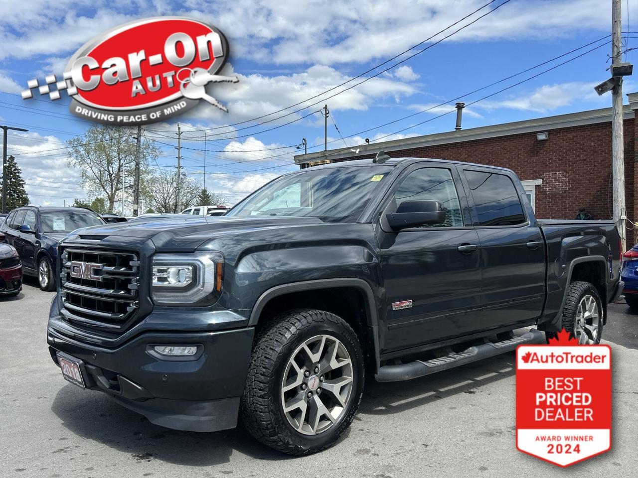 Used 2018 GMC Sierra 1500 SLT 4X4| CREW| ALL TERRAIN| 5.3L V8| LEATHER| NAV for sale in Ottawa, ON