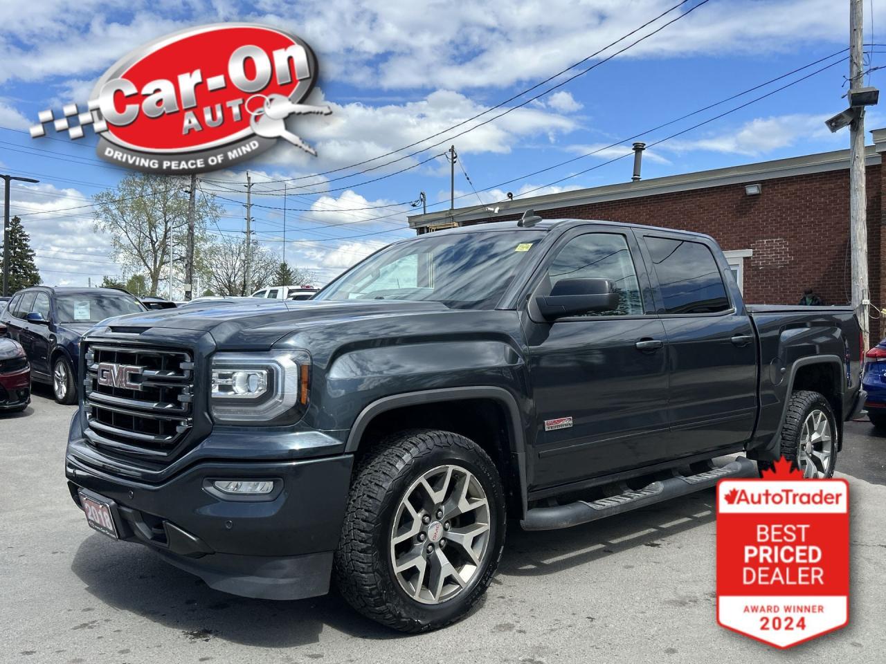 Used 2018 GMC Sierra 1500 SLT 4X4| LEATHER| 5.3L V8| CREW| ALL TERRAIN| NAV for sale in Ottawa, ON
