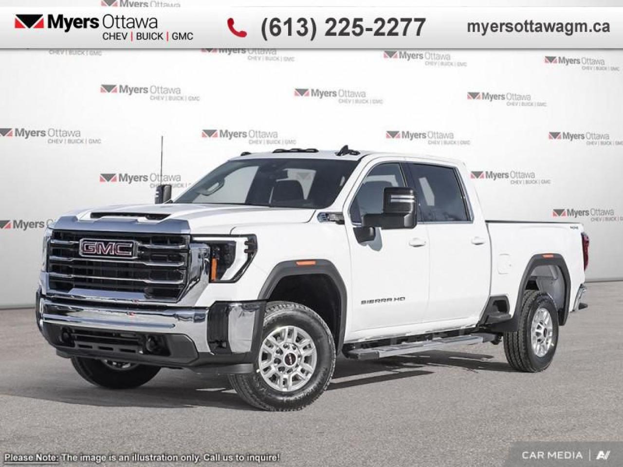 New 2025 GMC Sierra 2500 HD SLE  SLE, DBL CAB, 6.6 GAS, CONVIENENCE PACKAGE for sale in Ottawa, ON