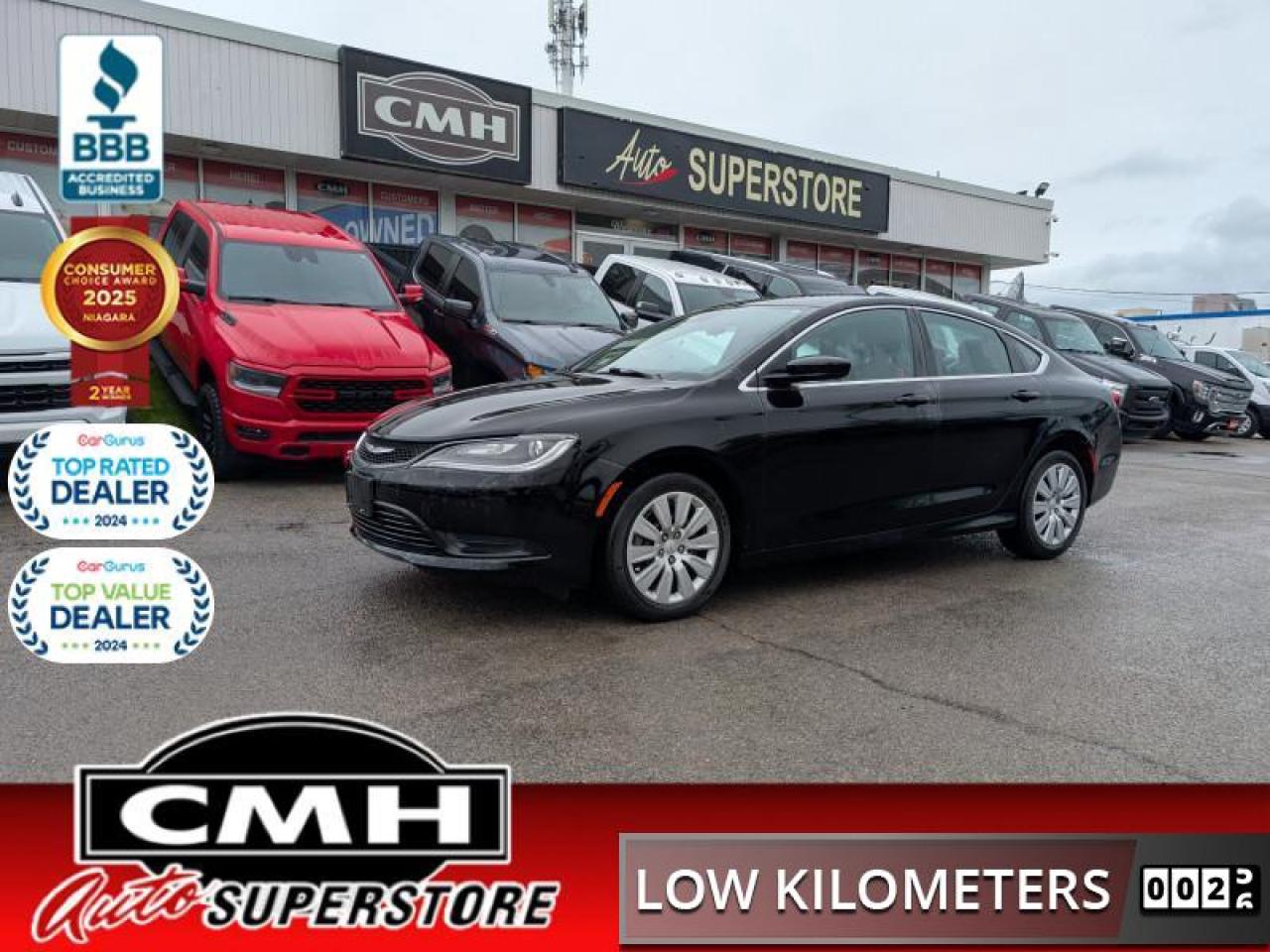 Used 2016 Chrysler 200 LX  **VERY LOW KMS - 20 SERVICE RECS** for sale in St. Catharines, ON