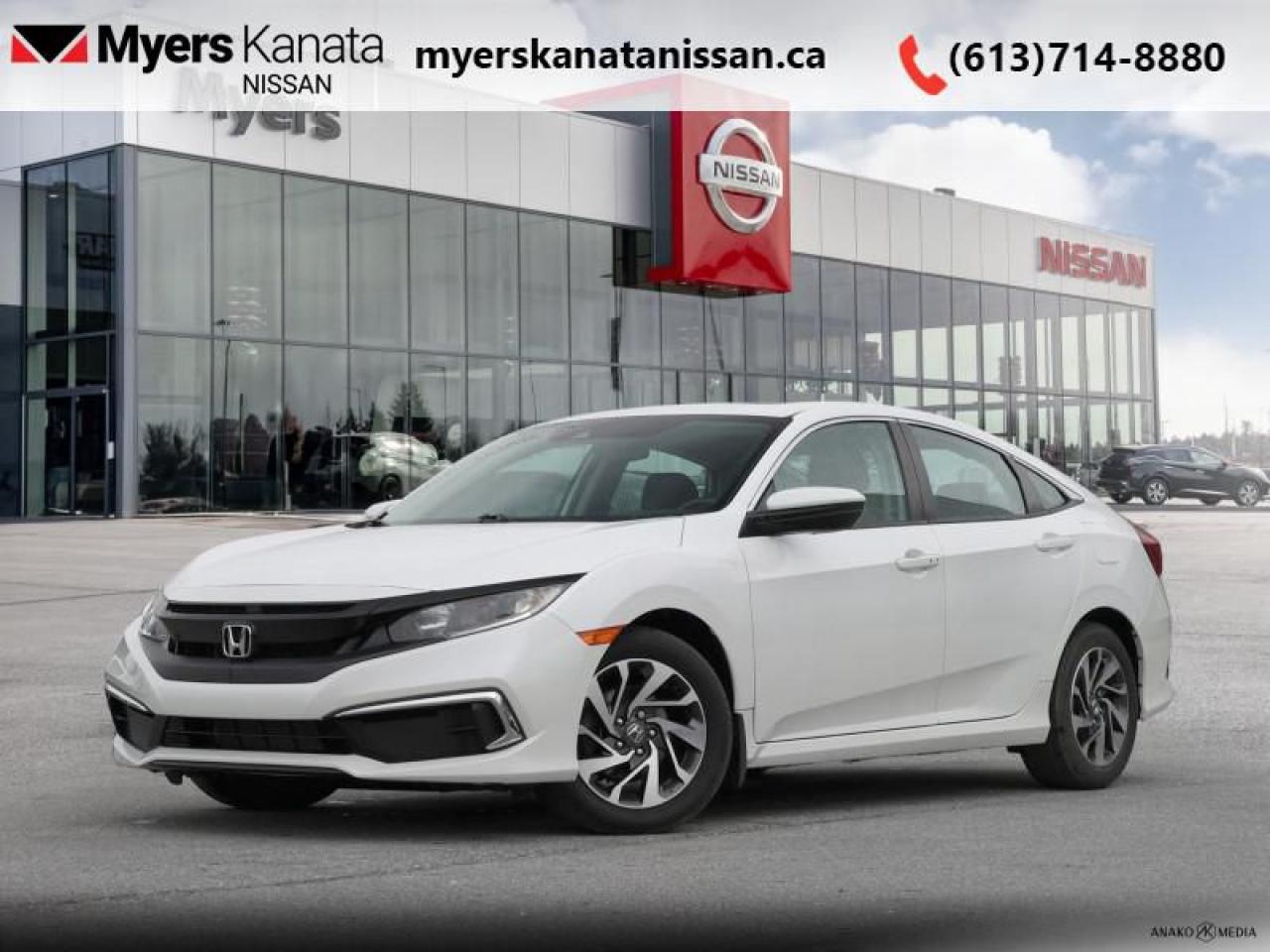 Used 2020 Honda Civic Sedan EX  - Sunroof -  Remote Start for sale in Kanata, ON