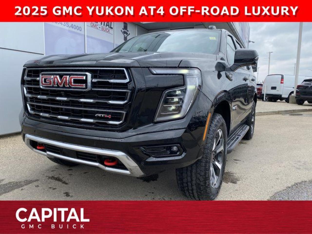 New 2025 GMC Yukon AT4 4WD for sale in Edmonton, AB