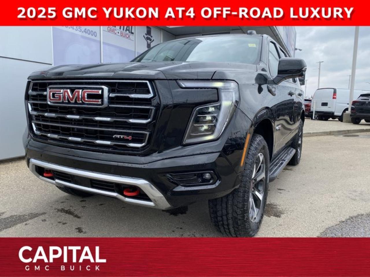 New 2025 GMC Yukon AT4 4WD for sale in Edmonton, AB