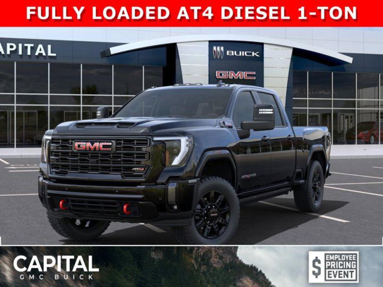 New 2025 GMC Sierra 3500 HD Crew Cab AT4 for sale in Edmonton, AB