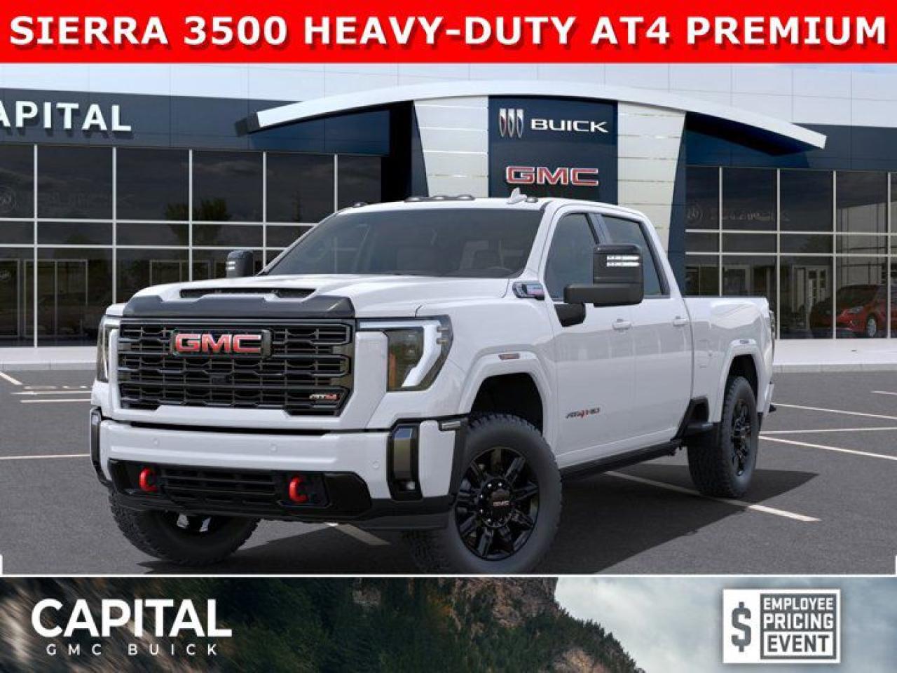 New 2025 GMC Sierra 3500 HD Crew Cab AT4 for sale in Edmonton, AB