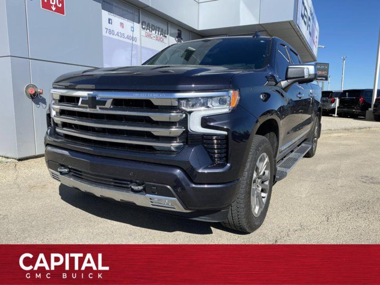 Used 2023 Chevrolet Silverado 1500 High Country Crew Cab  * HEAD UP DISPLAY * SUNROOF * 6.2L * MAX TRAILERING * for sale in Edmonton, AB