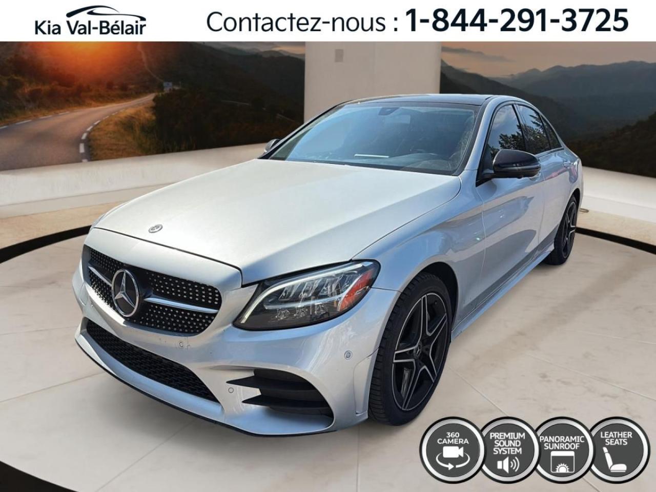 Used 2020 Mercedes-Benz C-Class C300 * 4MATIC * TURBO * CUIR * TOIT * CAMÉRA 360° for sale in Québec, QC