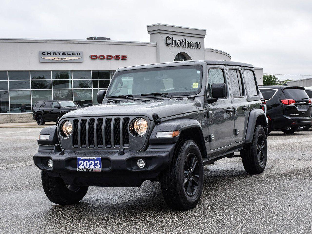 Used 2023 Jeep Wrangler SPORT ALTITUDE 4 DOOR 4X4 for sale in Chatham, ON
