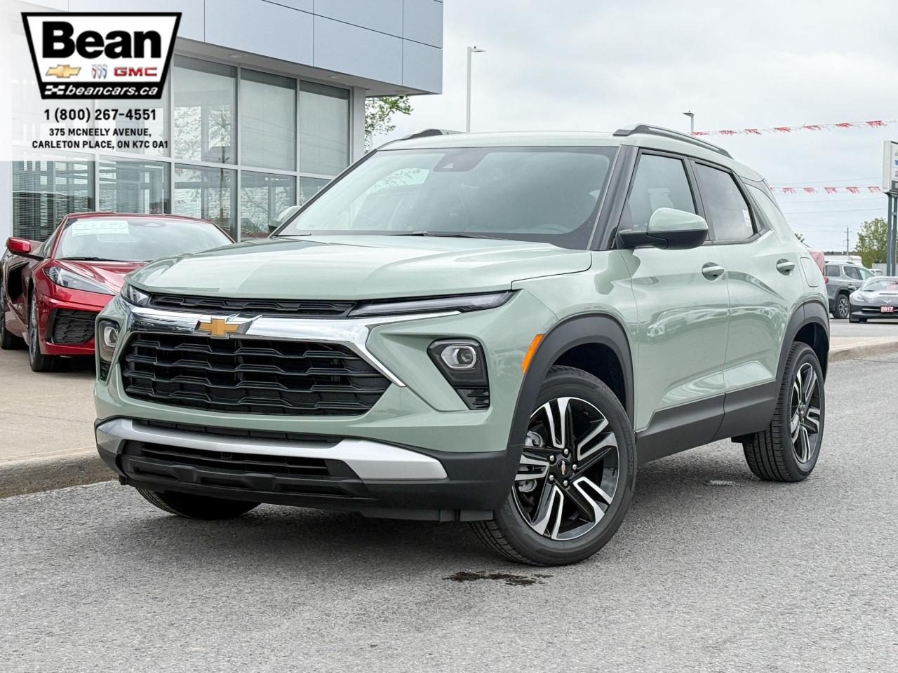 New 2025 Chevrolet TrailBlazer 1.3L TURBO ENGINE WITH REMOTE START/ENTRY, HEATED FRONT SEATS, HEATED STEERING WHEEL, POWER LIFTGATE & HD REAR VIEW CAMERA for sale in Carleton Place, ON