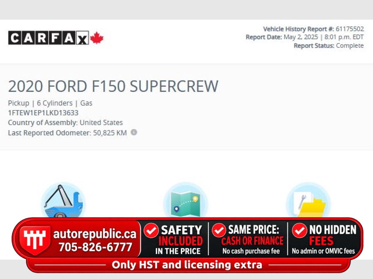 2020 Ford F-150 XLT Certified Well Maintained No Accidents Photo3