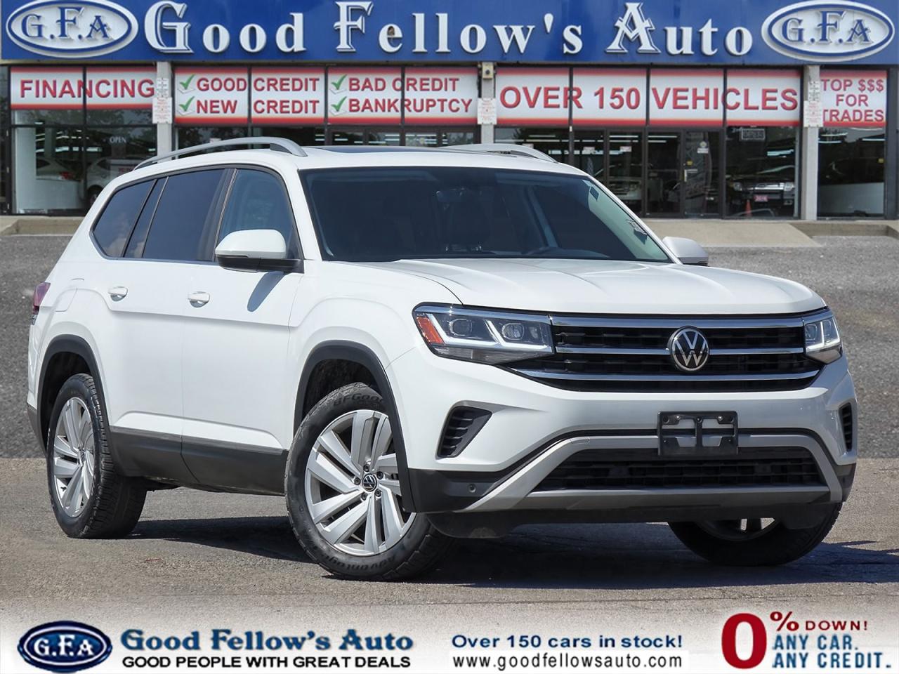 Used 2021 Volkswagen Atlas HIGHLINE MODEL, AWD, 7 PASSENGER, LEATHER SEATS, S for sale in Toronto, ON