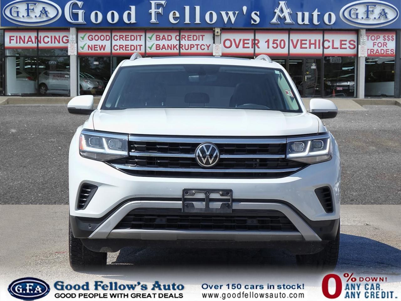 2021 Volkswagen Atlas HIGHLINE MODEL, AWD, 7 PASSENGER, LEATHER SEATS, S Photo2