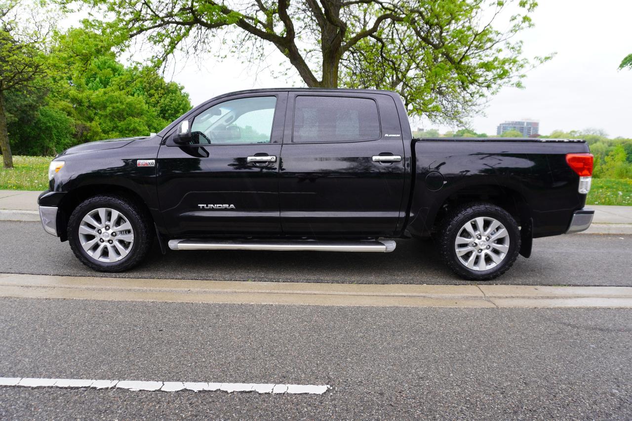 2010 Toyota Tundra 1 OWNER / PLATINUM / CREWMAX / NAVIGATION / LOCAL Photo2