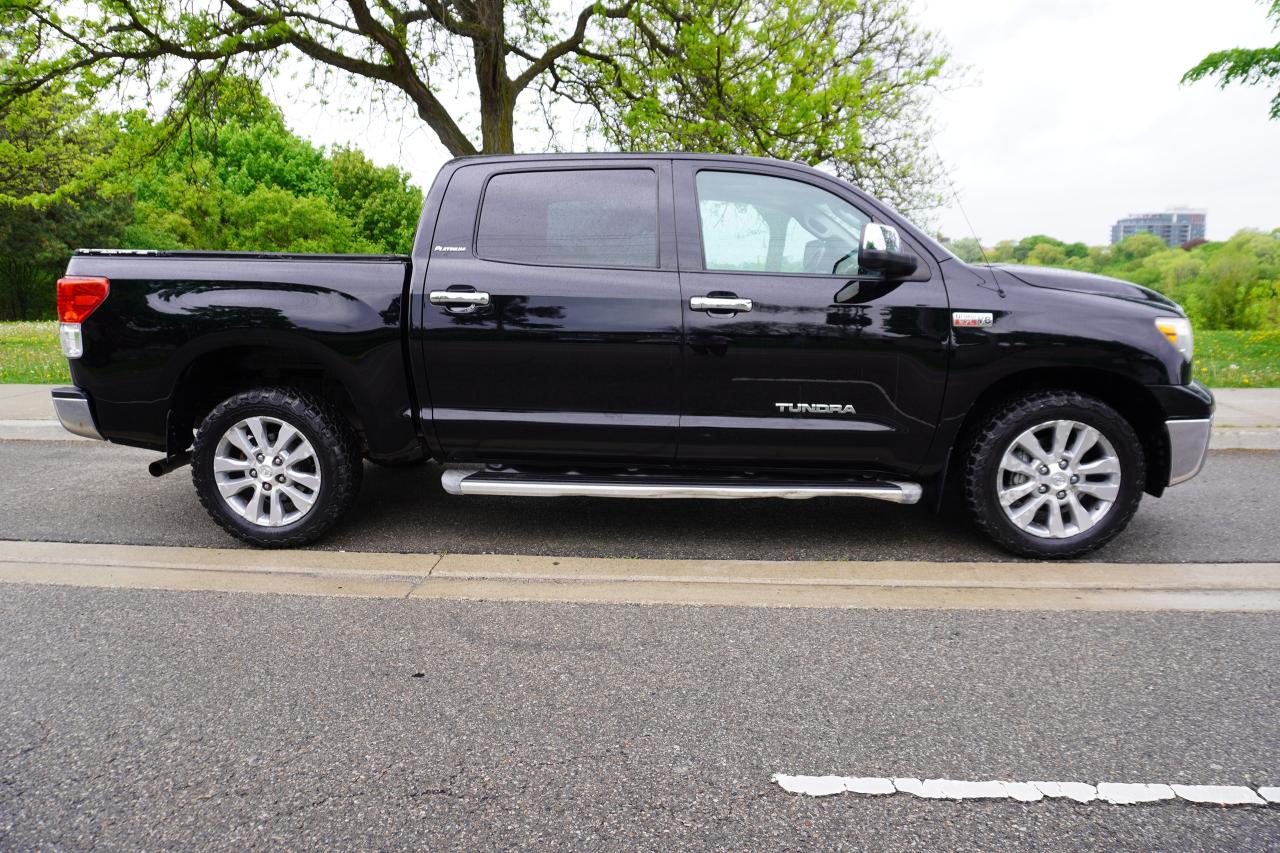 2010 Toyota Tundra 1 OWNER / PLATINUM / CREWMAX / NAVIGATION / LOCAL Photo4
