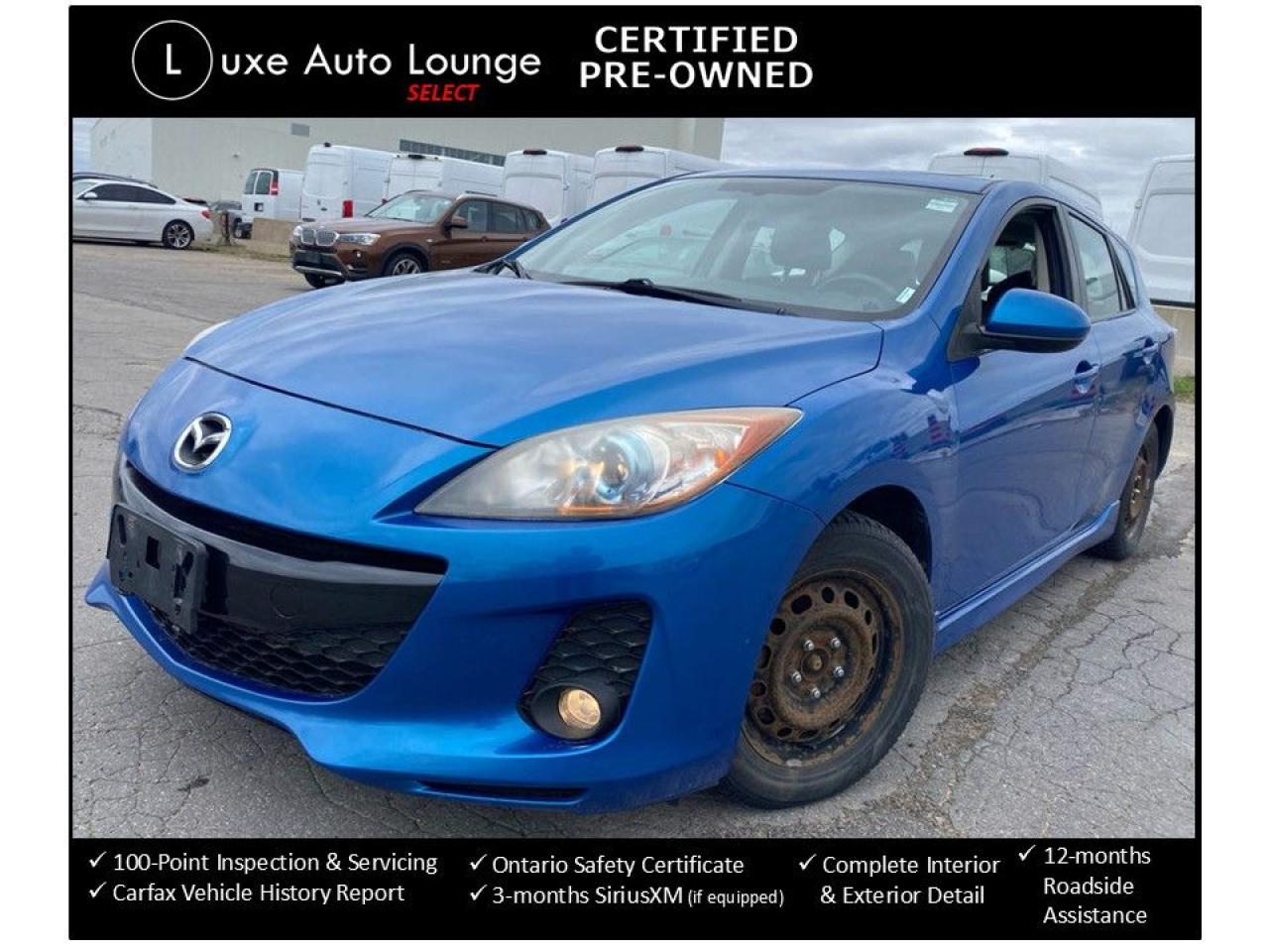 Used 2013 Mazda MAZDA3 GS-SKY AUTO, LEATHER, SUNROOF, HEATED SEATS!!! for sale in Orleans, ON