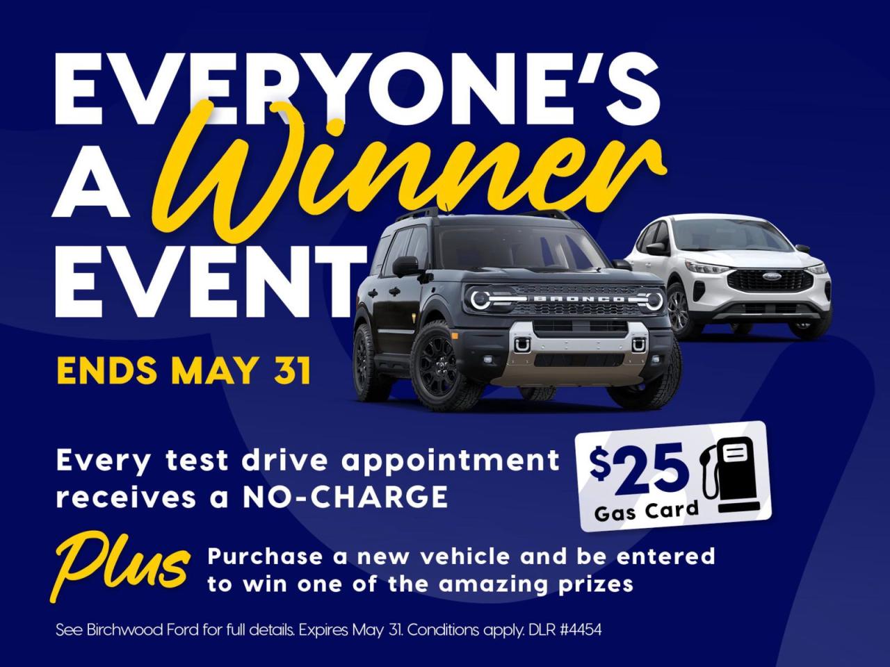 Birchwood Ford is your choice for New Ford vehicles in Winnipeg. 

At Birchwood Ford, we hold ourselves to the highest standard. Our number one focus is customer satisfaction which has awarded us the Ford of Canadas Presidents Award Diamond Club for 4 consecutive years. This honour is presented to only the top 2.5% of all dealers in Canada for outstanding Sales and Customer Service Excellence.

Are you a newcomer to Canada, recent graduate, first time car buyer or physically challenged? Ask us about our exclusive rebates and how they may apply to you.
 
Interested in seeing/hearing more? Book a test drive or give us a call at (204) 661-9555 and we can help you with whatever you need!

Dealer permit #4454
Dealer permit #4454