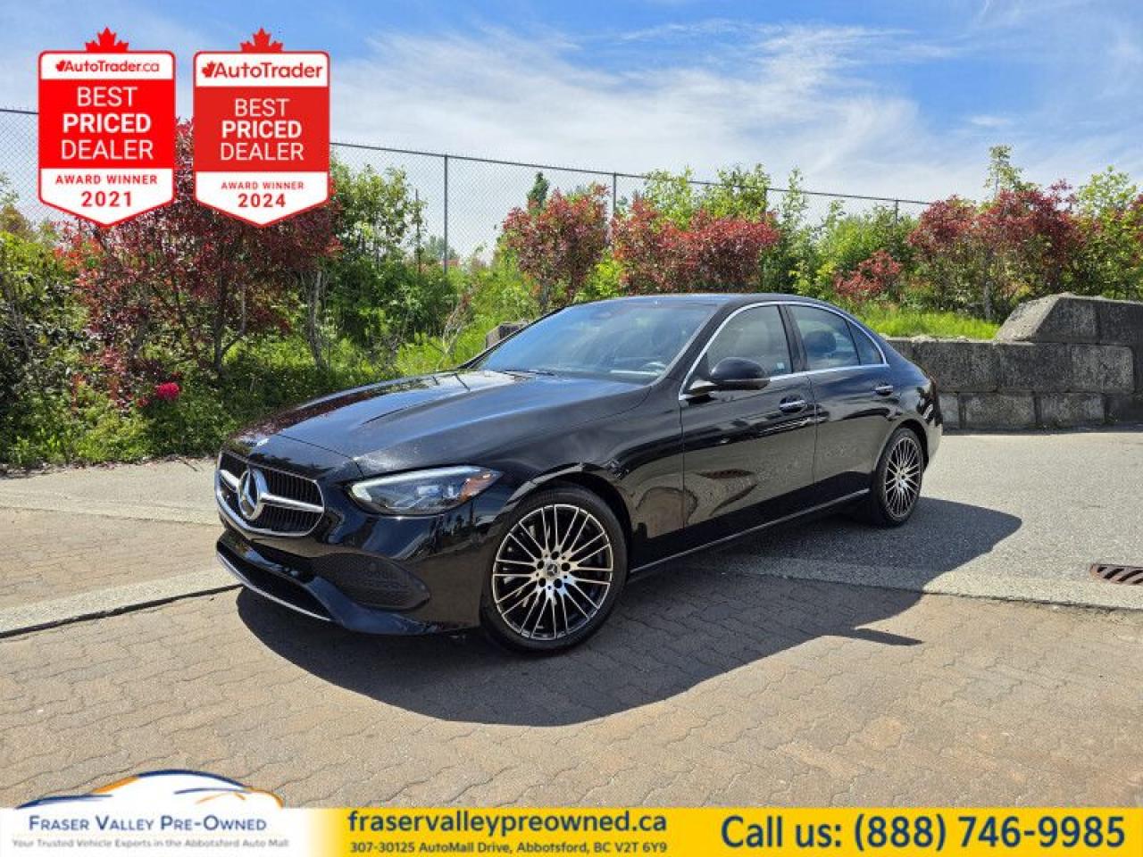 Used 2024 Mercedes-Benz C-Class 300 4MATIC Sedan  Clean History, AMG Pkg for sale in Abbotsford, BC