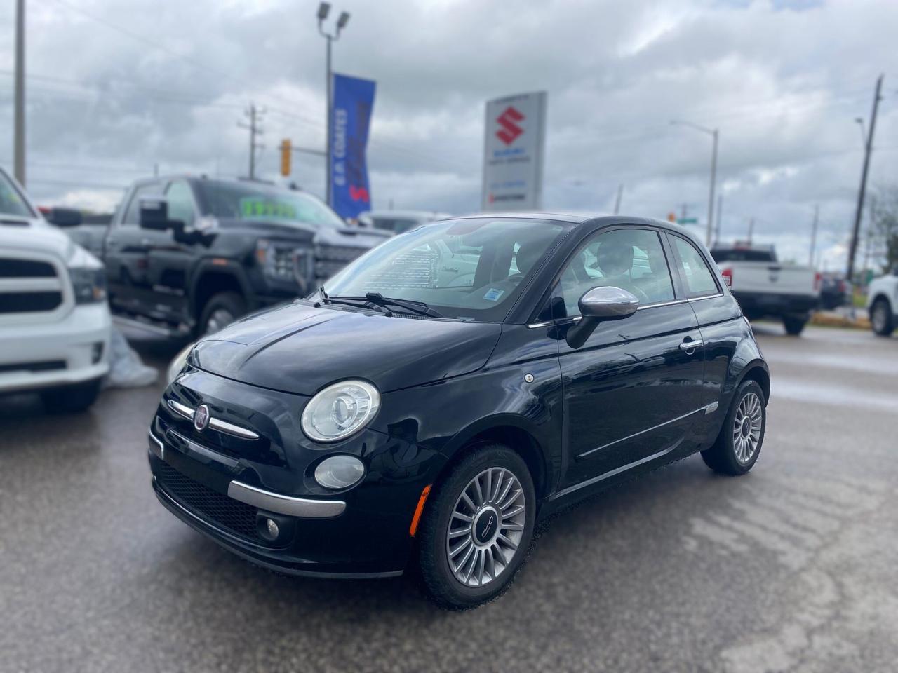 Used 2015 Fiat 500 Lounge ~Heated Leather ~Power Sunroof ~Beats Audio for sale in Barrie, ON