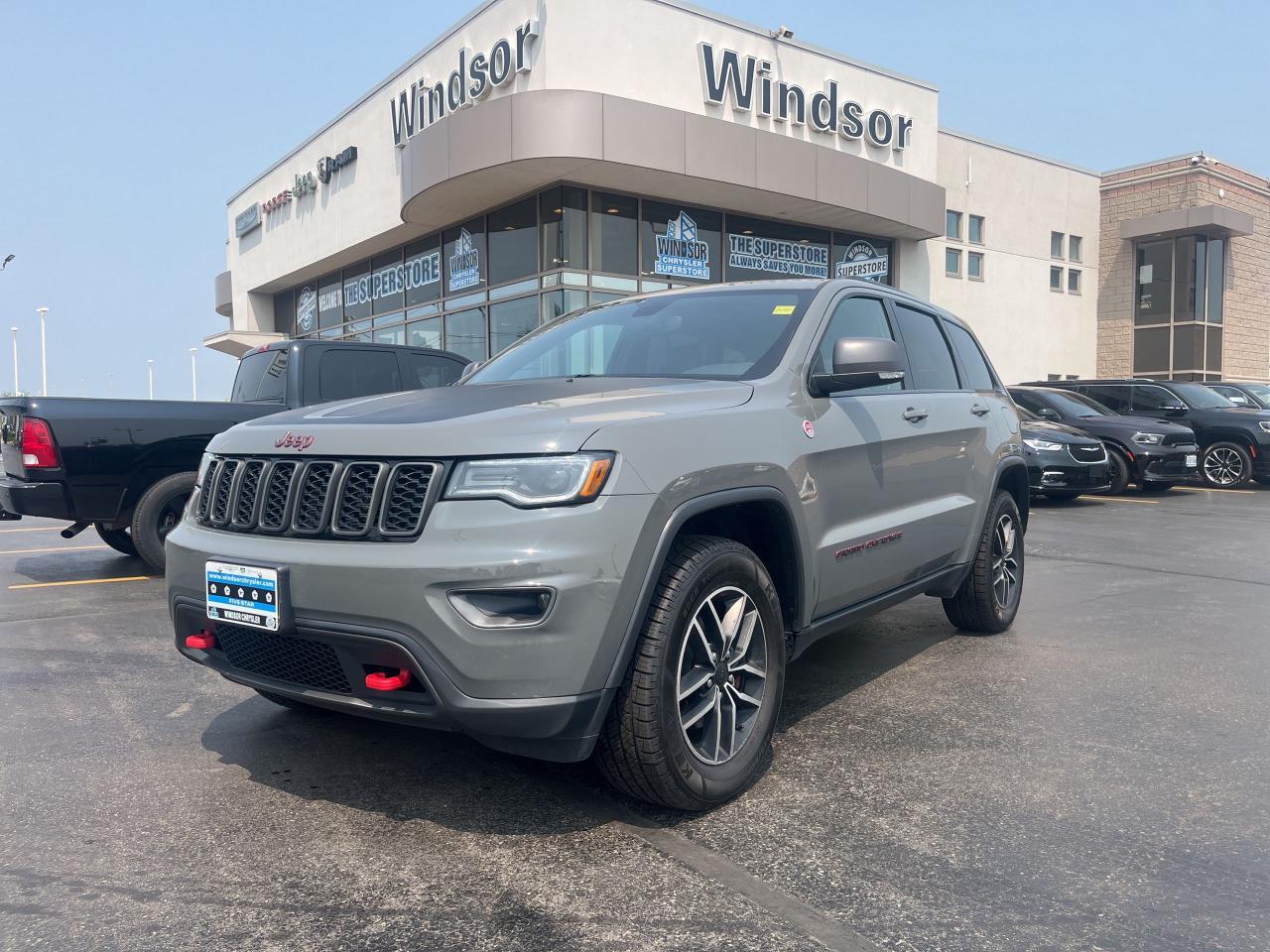 Used 2019 Jeep Grand Cherokee TRAILHAWK / VENTED SEATS / NAPPA LEATHER / SUNROOF for sale in Windsor, ON
