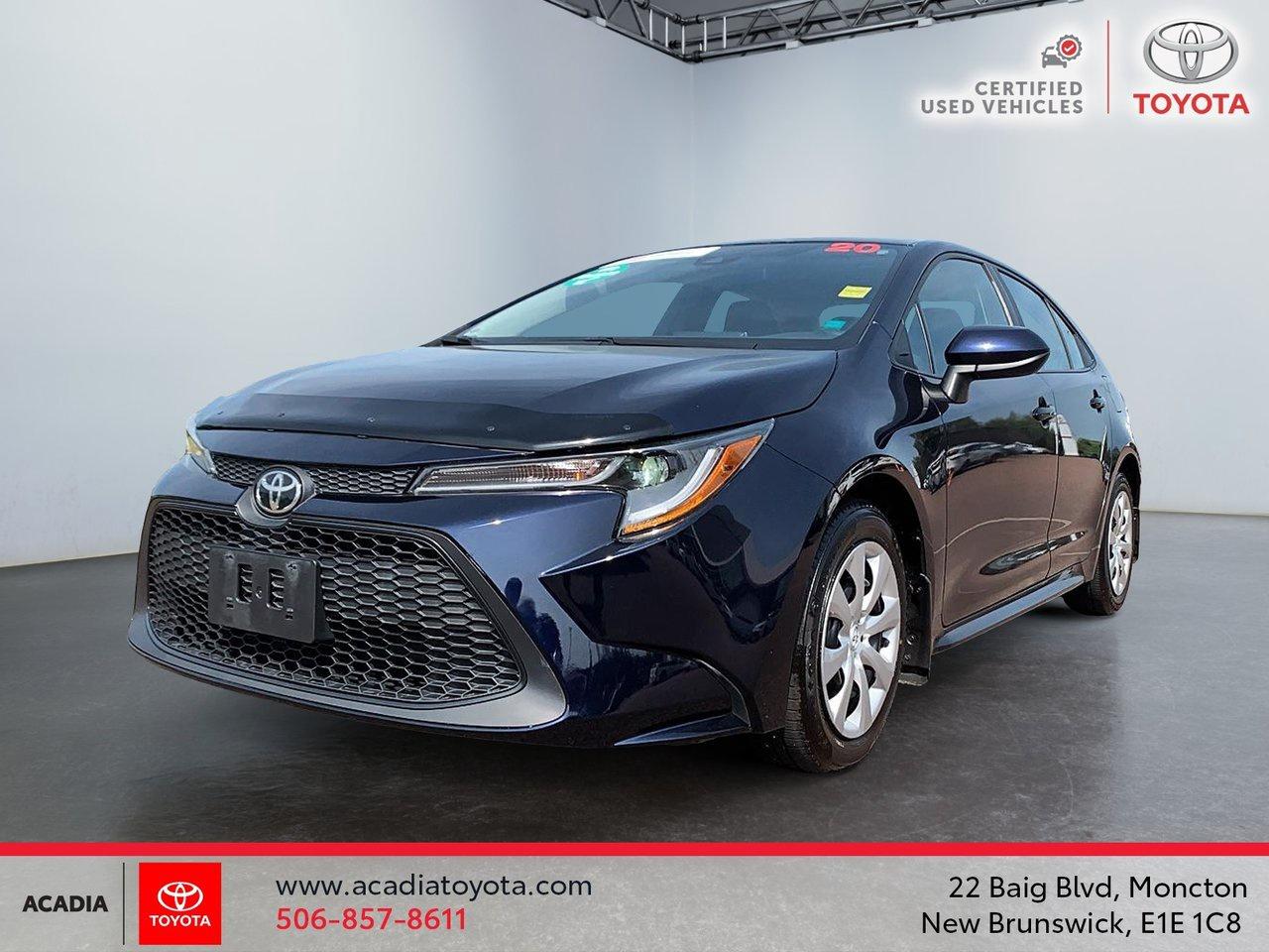 Used 2020 Toyota Corolla LE for sale in Moncton, NB
