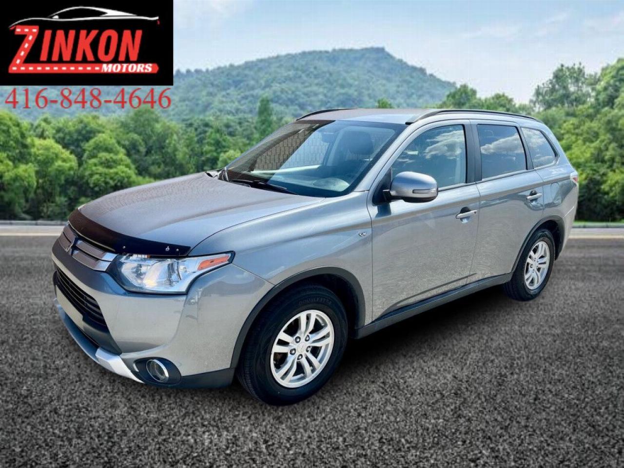 Used 2015 Mitsubishi Outlander SE | CLEAN CARFAX | AWC | V6 | ALLOY WHEELS | 7 PASSENGER | BLUETOOTH | HEATED SEATS | PUSH START for sale in Pickering, ON
