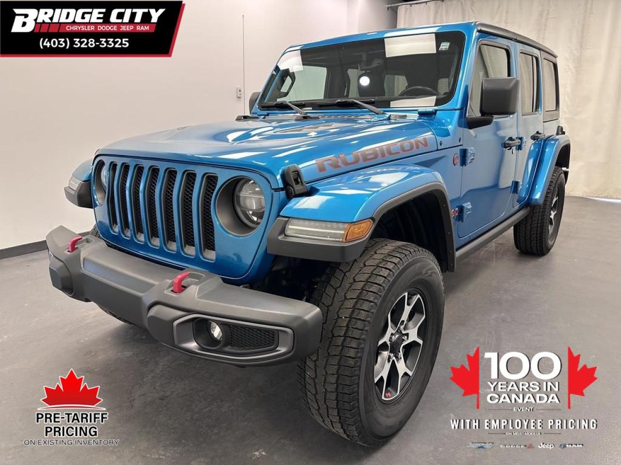 Used 2019 Jeep Wrangler Unlimited Rubicon 4x4 - Leather - LED Lighting Pkg - Navigation - Heated Seats & Steering Wheel - Remote Start for sale in Lethbridge, AB