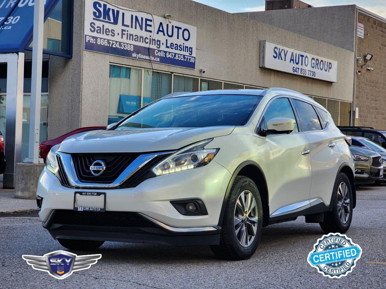 Used 2015 Nissan Murano SL-AWD | 360* CAM | LEATHER | NAVIGATION | HEATED STEERING/SEATS | PUSH START for sale in Concord, ON