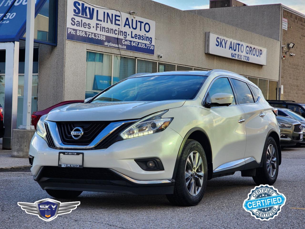 Used 2015 Nissan Murano SL-AWD | 360* CAM | LEATHER | NAVIGATION | HEATED STEERING/SEATS | PUSH START for sale in Concord, ON