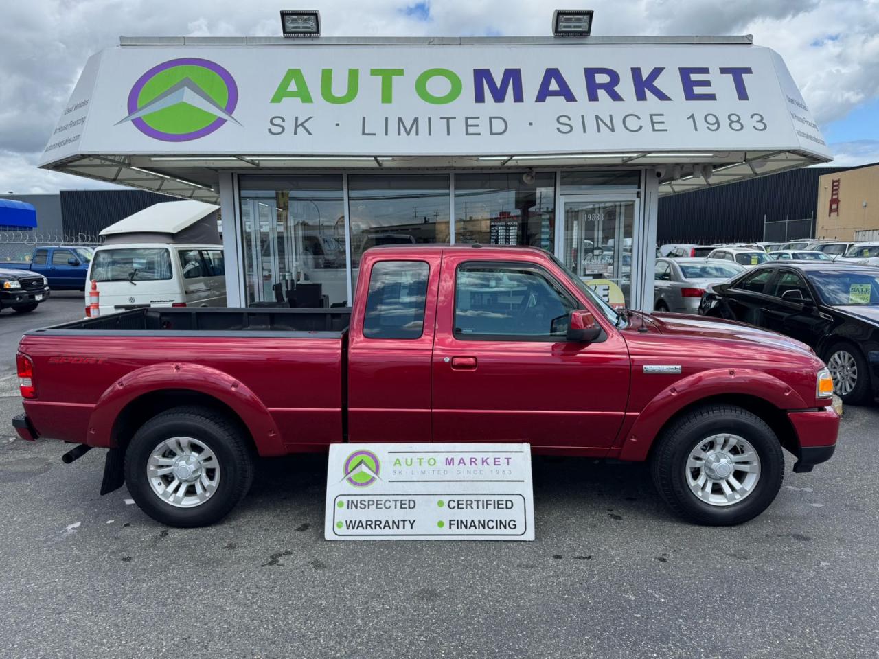 Used 2010 Ford Ranger IMMACUALTE SPORT W/PWR. WINDOWS/LOCKS/AC 138KM'S! for sale in Langley, BC