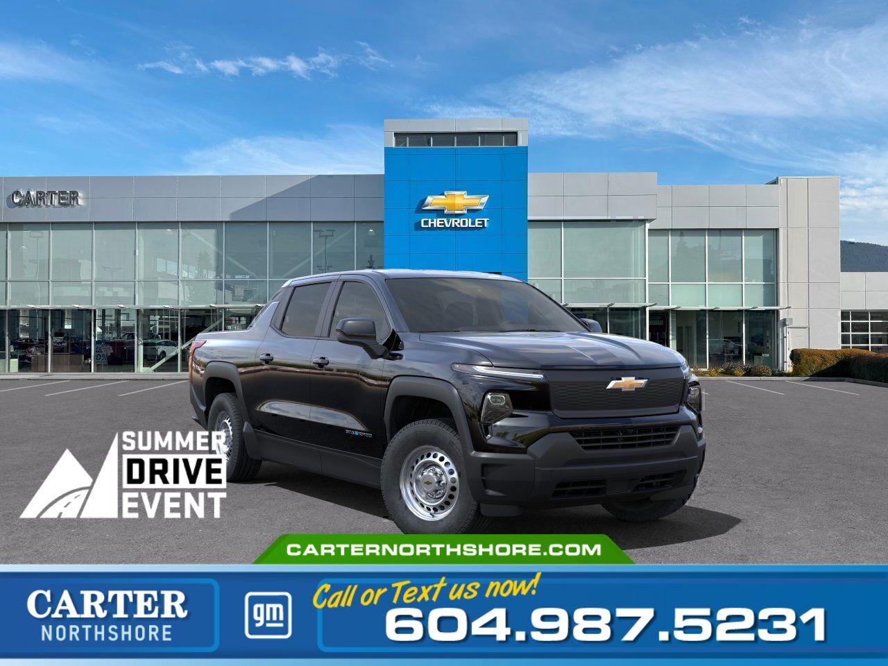 New 2025 Chevrolet Silverado EV WORK TRUCK 4WD | 521Km Range/Tow/Haul Mode for sale in North Vancouver, BC