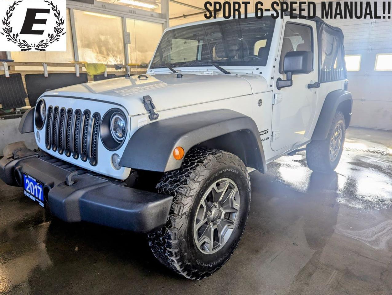 Used 2017 Jeep Wrangler Sport  6-SPEED MANUAL!! for sale in Barrie, ON