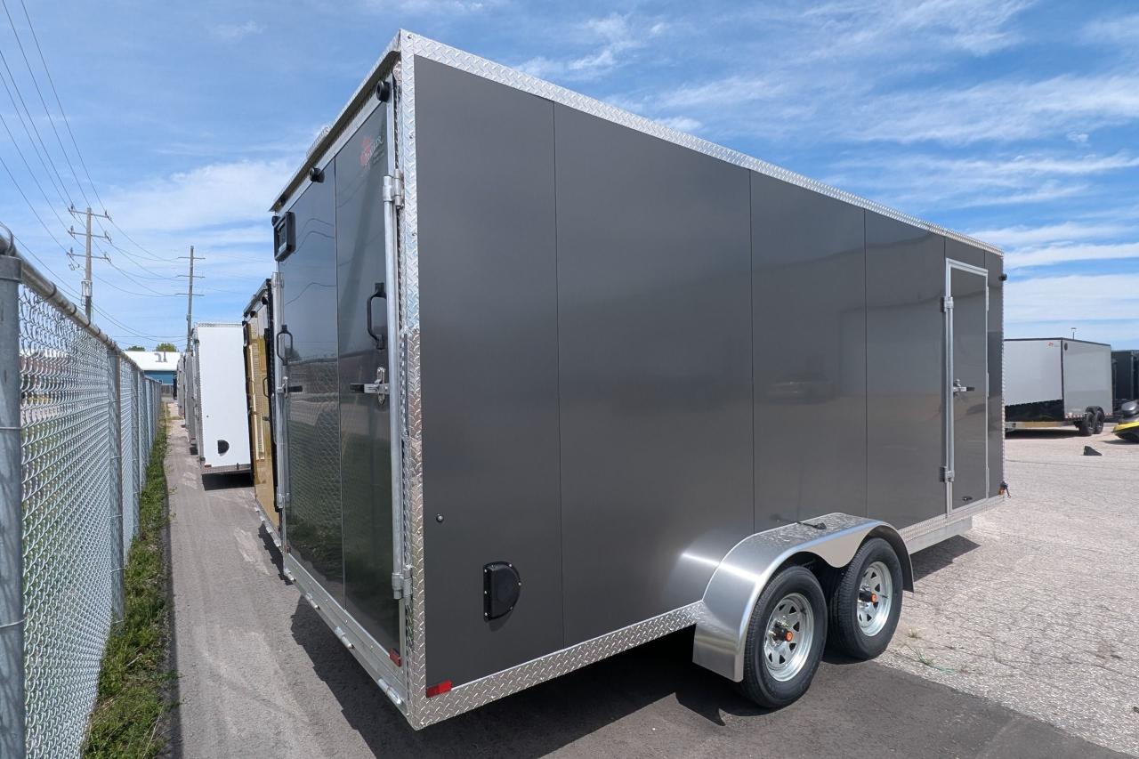 2025 Canadian Trailer Company 7x18 V-Nose Cargo Trailer Aluminum Tandem Axle Photo7