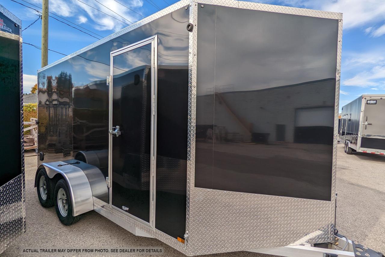New 2025 Canadian Trailer Company 7x14 V Nose Cargo Trailer Aluminum Tandem Axle for sale in Guelph, ON