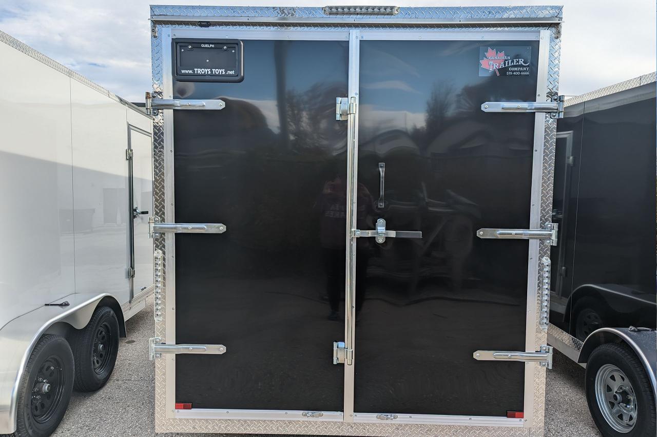 2025 Canadian Trailer Company 7x14 V Nose Cargo Trailer Aluminum Tandem Axle Photo3