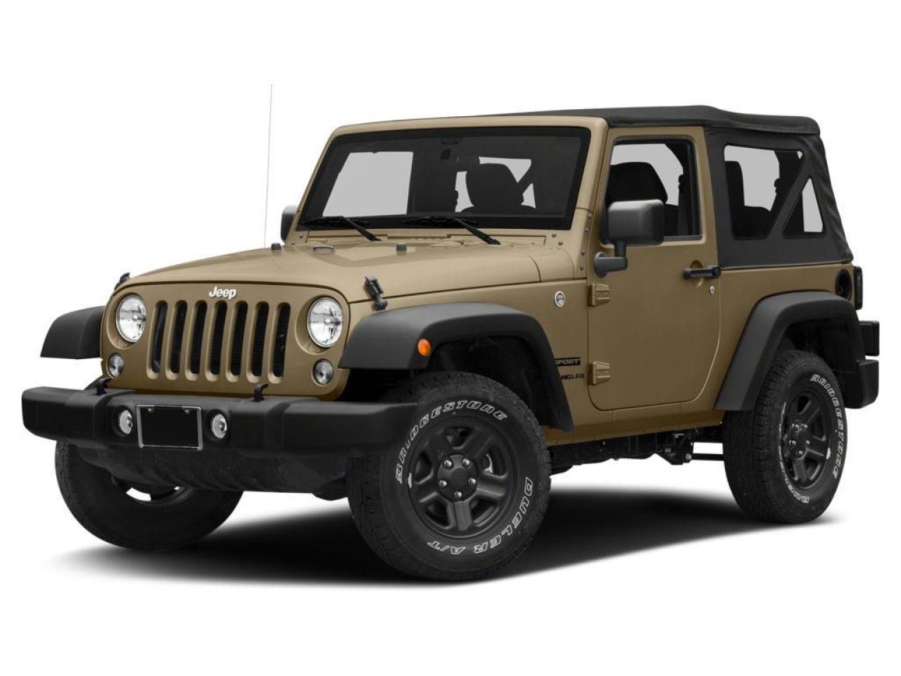 Used 2017 Jeep Wrangler SPORT for sale in St. Thomas, ON