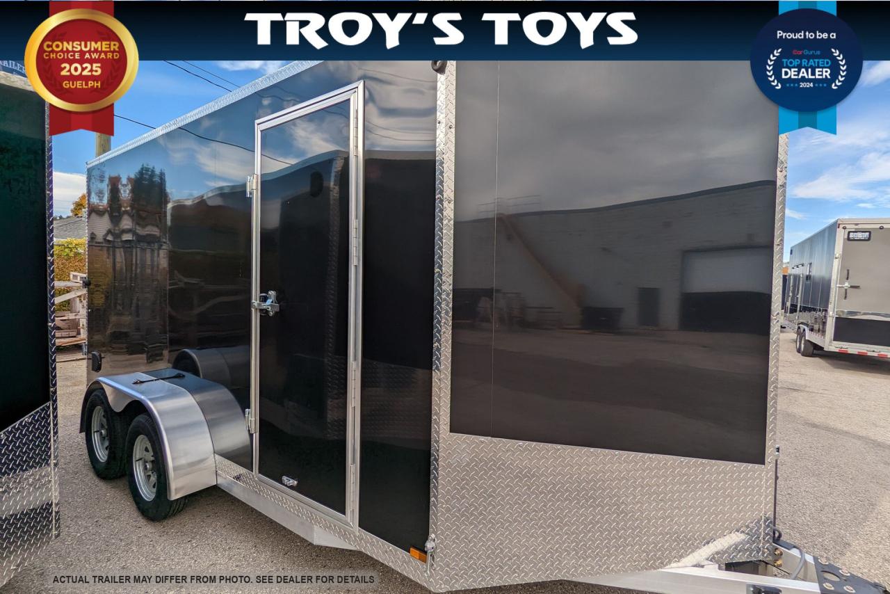 2025 Canadian Trailer Company 7x14 V Nose Cargo Trailer Aluminum Tandem Axle