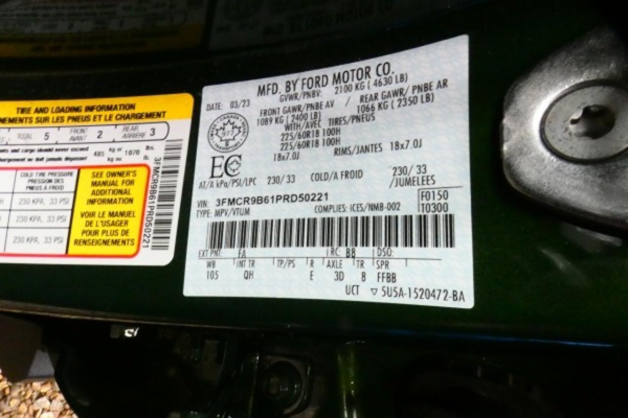 2023 Ford Bronco Sport Big Bend 4x4 w/Htd cloth, BUC - Photo #20