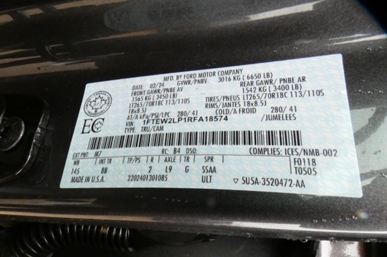 2024 Ford F-150 STX 4WD SuperCrew 5.5' Box w/cloth, NAV, BUC - Photo #21