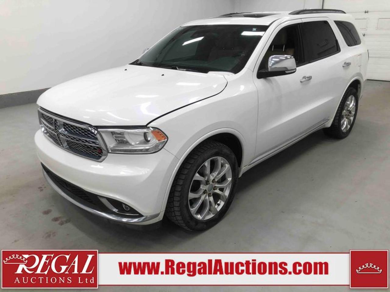 Used 2016 Dodge Durango Citadel for sale in Calgary, AB