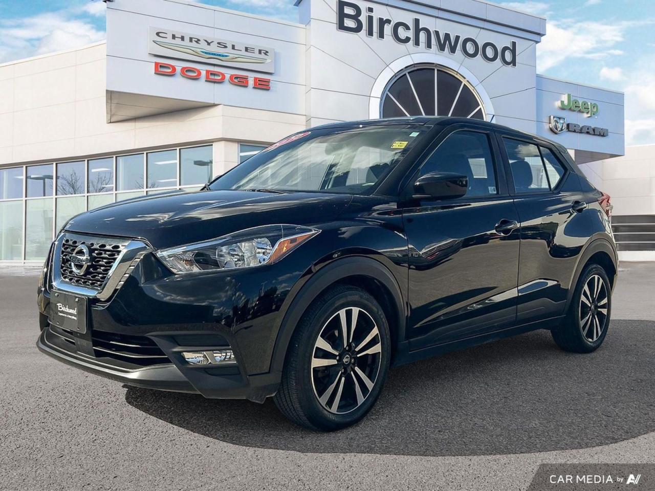 Locally Owned!
Low KM!
Discover the perfect blend of style and efficiency with this 2020 Nissan Kicks SV! This low-mileage gem is ready to elevate your driving experience with its sleek design and impressive features.

- Apple CarPlay and Android Auto compatibility
- Heated front seats for ultimate comfort
- Remote engine start for convenience
- Intelligent Key system for effortless access
- 7-inch touchscreen with user-friendly interface
- Automatic temperature control
- Impressive fuel economy at 6.6L/100km highway

Experience the Nissan Kicks SV for yourself! Visit Birchwood Chrysler Dodge Jeep Ram to schedule a test drive or start your purchase journey online. Our team is ready to answer any questions and help you find the perfect vehicle for your lifestyle. Dont miss out on this opportunity to own a stylish and practical SUV!
With us, Experience is Everything. Complete as much or as little of your purchase online as you like. All pricing is what you see is what you pay. No hidden fees. On our website you can choose payment options and terms knowing these are transparent and accurate.

Start your purchase online to build your exact pricing to your specifics like how much money down, vehicle trade and any accessories or added optional protection that suits your needs.

Any questions let us know by calling (204) 774-4444, wed love to send you a video to clarify any questions about a vehicle!

Visit us in store at 90-3965 Portage Ave in the Pointe West Autopark.

Dealer permit #5686
Dealer permit #5686