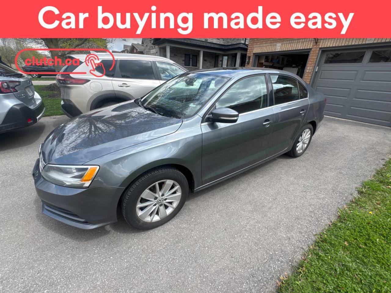 Used 2015 Volkswagen Jetta Trendline + w/ Appearance Pkg w/ Front Heated Seats, Rearview Cam, Climate Control for sale in Toronto, ON